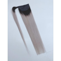 Coada de par cu scai Magic Tail Ombre #1B/Light Grey